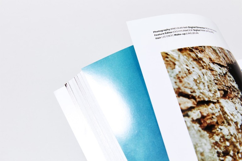 Luxury fashion magazine