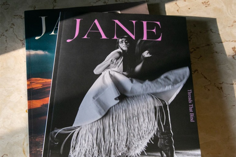 Perfect binding fashion magazine