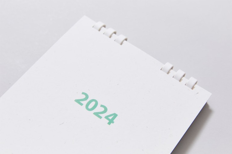 2024 papaer ring calendar